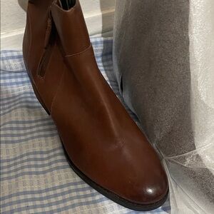 Cole Haan Brown Leather Ankle Boots 7.5